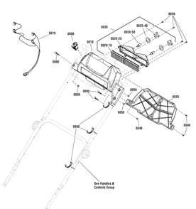 Light Panel Group Diagram and Parts List for 1696507-01-1222EE 2016 Briggs and Stratton Snow Blower